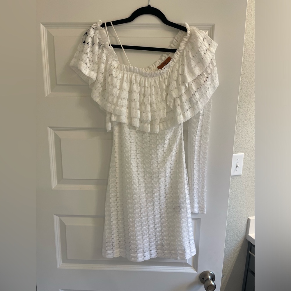 Missoni White One Shoulder Dress